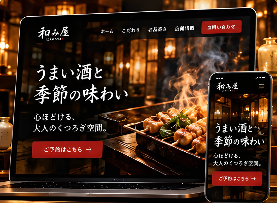 飲食店のデザイン案の例